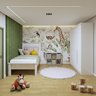 Quarto Infantil Completo Guarda-roupa Caribe e Cama Irlanda - 1