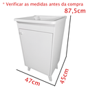 Ver imagem 4 de Tanque de Lavar Roupa Pequeno 26l Retro Entregue Montado