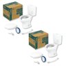 Kit 2 Vaso Sanitário com Caixa Acoplada e Assento com Abertura Acesso Celite - 1