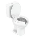 Ver imagem 4 de Kit 2 Vaso Sanitário com Caixa Acoplada e Assento com Abertura Acesso Celite