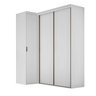 Guarda-roupa de Canto Porta de Correr 3 Portas Spacios - 3
