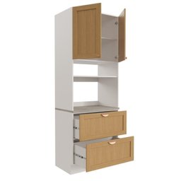 Cozinha Modulada 5 Peças 1 Torre 2 Aéreos 2 Balcões Arizona Arizona CabeCasa MadeiraMadeira - 12