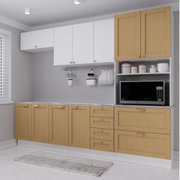 Cozinha Modulada 5 Peças 1 Torre 2 Aéreos 2 Balcões Arizona Arizona CabeCasa MadeiraMadeira - 1