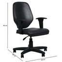 Ver imagem 3 de Cadeira para Escritório Presidente Corino Encosto Ergonômico Amor Preto