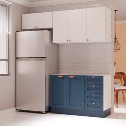 Cozinha Modulada 3 Peças 2 Aéreos 1 Balcão Arizona CabeCasa MadeiraMadeira - 1