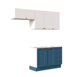 Cozinha Modulada 3 Peças 2 Aéreos 1 Balcão Arizona CabeCasa MadeiraMadeira - 2