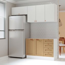 Cozinha Modulada 3 Peças 2 Aéreos 1 Balcão Arizona CabeCasa MadeiraMadeira - 1