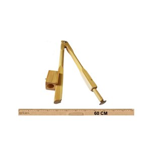 Kit Geométrico do Professor Mdf Com Régua 60 cm e 1 Compasso Para Quadro Branco 40 cm Souza