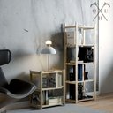 Ver imagem 1 de Organizador Duplo para Roupas Quarto Ambientes Madeira Pinus