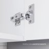 Cozinha Pérola com Rodapé Completa 3 Peças Aéreo 3 Portas e Balcão 2 Gavetas 3 Portas e Torre Quente - 9