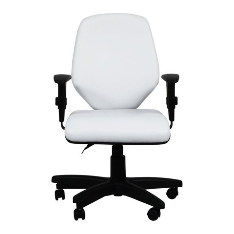 Cadeira para Escritório Presidente Corino Encosto Ergonômico Amor Branco