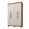 Guarda Roupa Milão 4 Portas 3 Gavetas 5 Prateleiras - Benetil - 1