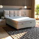 Ver imagem 4 de Base Sommier Baú Cama Box Casal Cloud Kappesberg 138 X 188