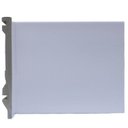Ver imagem 1 de Kit com 15 Barras Rodapé de Poliestireno 15CMX15MM Liso 36m Branco Riplain