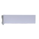 Ver imagem 1 de Kit com 5 Barras Rodapé de Poliestireno Slim 5CMX10MM Liso 12m Branco Riplain