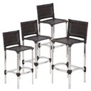 Ver imagem 1 de 4 Banquetas Madri em Alumínio para Edícula, Cozinha, Balcão, Área Trama Original