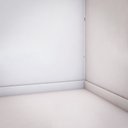 Ver imagem 3 de Kit com 20 Barras Rodapé de Poliestireno Slim 5cmX10mm Liso 48m