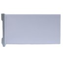 Ver imagem 1 de Kit com 3 Barras Rodapé de Poliestireno Slim 10CMX10MM Liso 7,2m Branco Riplain