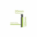 Ver imagem 5 de Kit com 20 Barras Rodapé de Poliestireno 12CMX15MM Sobrepor Frisado 48m Branco Riplain