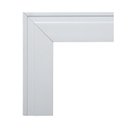 Ver imagem 1 de Kit com 3 Barras Guarnição de Poliestireno 7CMX15MM Frisado 6,75m Branco Riplain