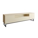 Ver imagem 2 de Rack para TV até 75 Polegadas Pés Industrial com 2 Portas Austin Off White