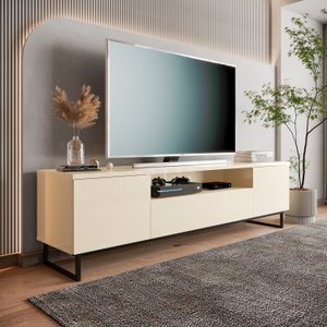 Rack para TV até 75 Polegadas Industrial com 2 Portas Austin