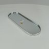 Bandeja Decorativa para Servir Oval Home&co com Espelho Metal 1x35x12cm Prata - 3