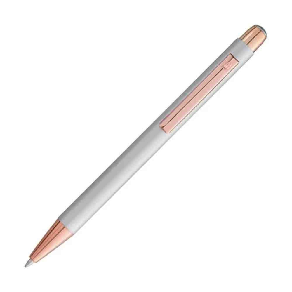 Caneta Crown Cooper Esferográfica Prata Rose Di11008s 0105290 ...