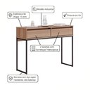 Ver imagem 2 de Aparador Buffet Master 2 Gavetas para Sala 90 Cm - Montana