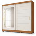 Ver imagem 2 de Guarda-Roupa Veneza 2 Portas de Correr com Espelho 8 Gavetas 100% MDF 264cm