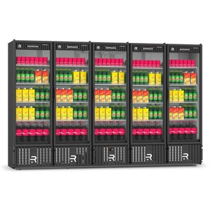 Visa Cooler Multiuso 5 Portas Preto/branco Vcm5p 220v - Refrimate