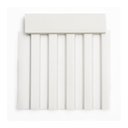 Ver imagem 4 de Filetes em Poliestireno 2,7cm x 12cm Metro Linear Barra 285cm Clássica Branco/White Graddus