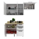 Ver imagem 5 de Armário de Cozinha Modulada Completa 4 Peças 100% Mdf Phoenix Móvel na Caixa