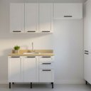Ver imagem 3 de Armário de Cozinha Modulada Completa 4 Peças 100% Mdf Phoenix Móvel na Caixa