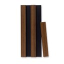 Ver imagem 2 de Filetes em Poliestireno 3,2CMX2,1cm Barra 2,85 Metro Linear Marrom/Peroba Graddus
