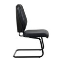 Ver imagem 5 de Cadeira para Escritório Interlocutor Corino Fixa Encosto Ergonômico Amor Preto