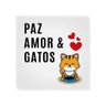 Luminária Box Slim Paz, Amor e Gato Usb - 3