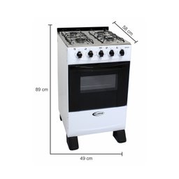 Fogão a Gás Delicato 4 Bocas com Respaldo Acendimento Manual - 2