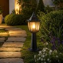 Ver imagem 5 de 2 Balizadores de Chão Preto Dital Heritage 43cm Área Externa Jardim Escada Piso Calçada