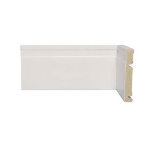 Kit com 5 Barras Guarnição de Poliestireno 10cm X 15mm Frisado 11,25m