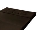 Ver imagem 4 de Puff Recamier Casal Marrom Estofado D23 que Vira Cama para Quarto Sala com Bau