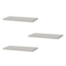 Kit 3 Prateleiras 40 X 20cm Branca Suporte Invisível - 1