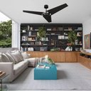 Ver imagem 3 de Ventilador de Teto Natuvent Callis no Light 3 Pás Madeira Preto 220v
