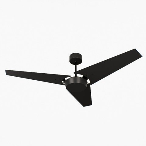 Ventilador de Teto Natuvent Callis no Light 3 Pás Madeira Preto 220v