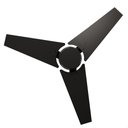 Ver imagem 4 de Ventilador de Teto Natuvent Callis no Light 3 Pás Madeira Preto 220v