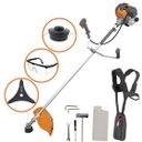 Ver mais imagens de Roçadeira a Gasolina Tekna Rl520p I 52cc 2hp Profissional + Oleo Stihl Castrol 2t + Faca 3p + Oculos