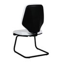 Ver imagem 2 de Cadeira para Escritório Interlocutor Corino Fixa Encosto Ergonômico Amor Branco