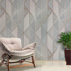 Papel de Parede Zara Cinza Mármore 10-60x300cm