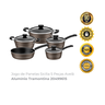 Jogo de Panelas Sicília 5 Peças Alumínio Avelã Tramontina 20499615 - 2