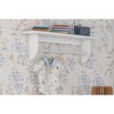 Ver imagem 3 de Prateleira de Quarto 707 C/ Suporte Branco - Peroba